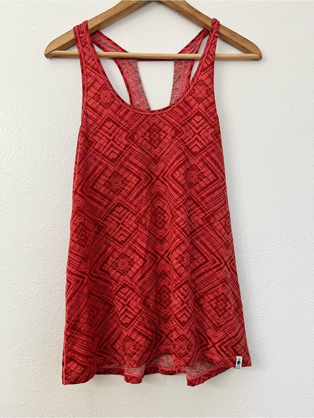 Smartwool Merino Wool Blend Patterned Women's Racerback Tank Top